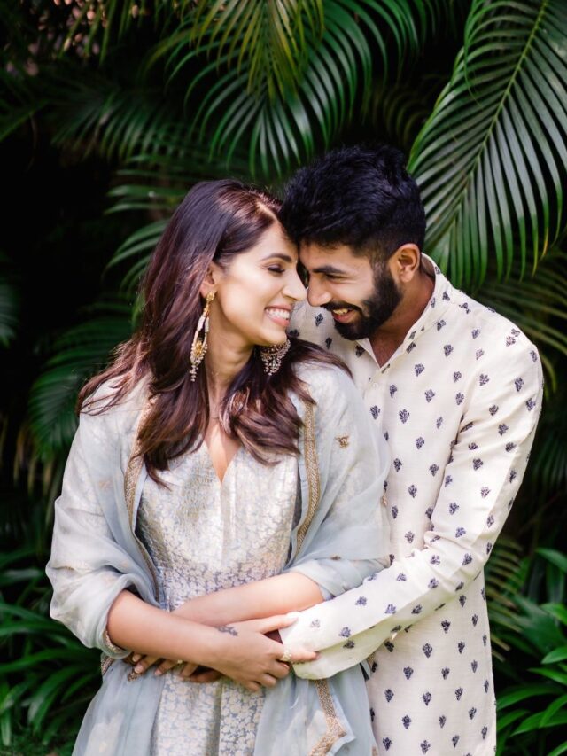 Jasprit Bumrah and Sanjana Ganesan got married in 2021.